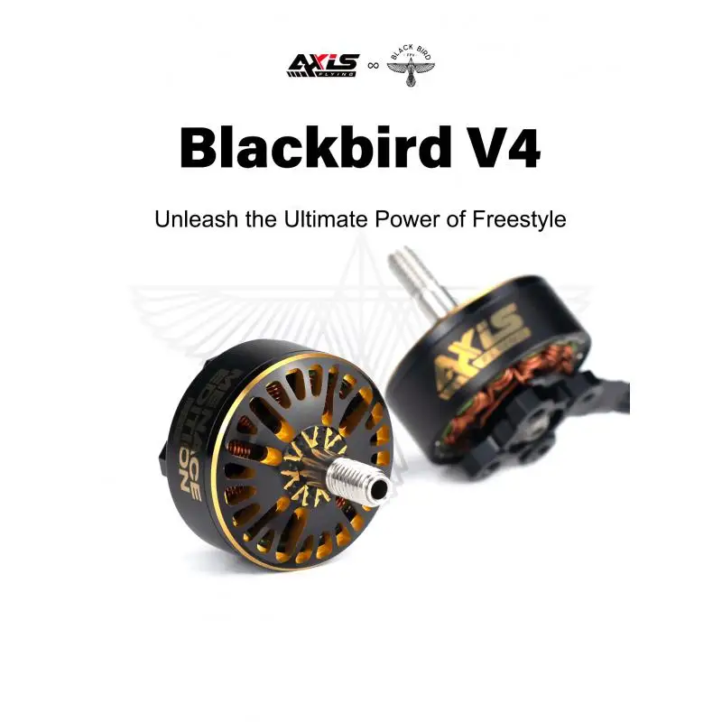 

Axisflying BlackBird V4 2307.3 5inch Brushless Motor 1960KV /2060KV for FPV Freestyle Sbang Motor