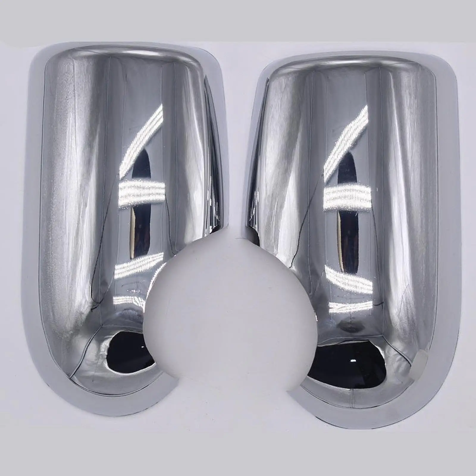 2x กระจกมองข้าง Trim ครอบคลุมกาวสําหรับ Ford Transit MK6 2000-2006