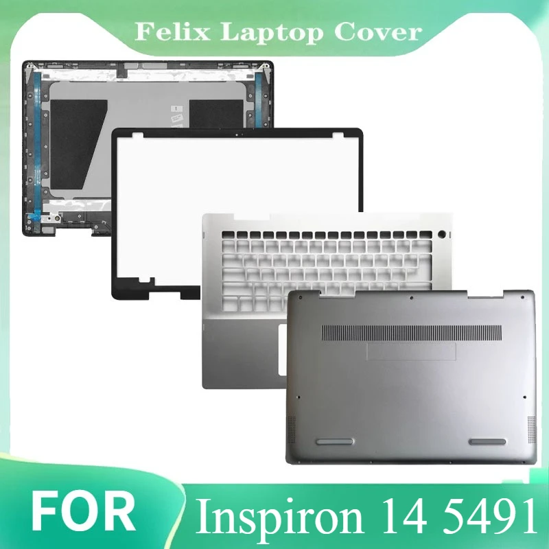 

Repalce Cover For Inspiron 14 5491 LCD Back Cover Front Bezel Palmrest Bottom Case