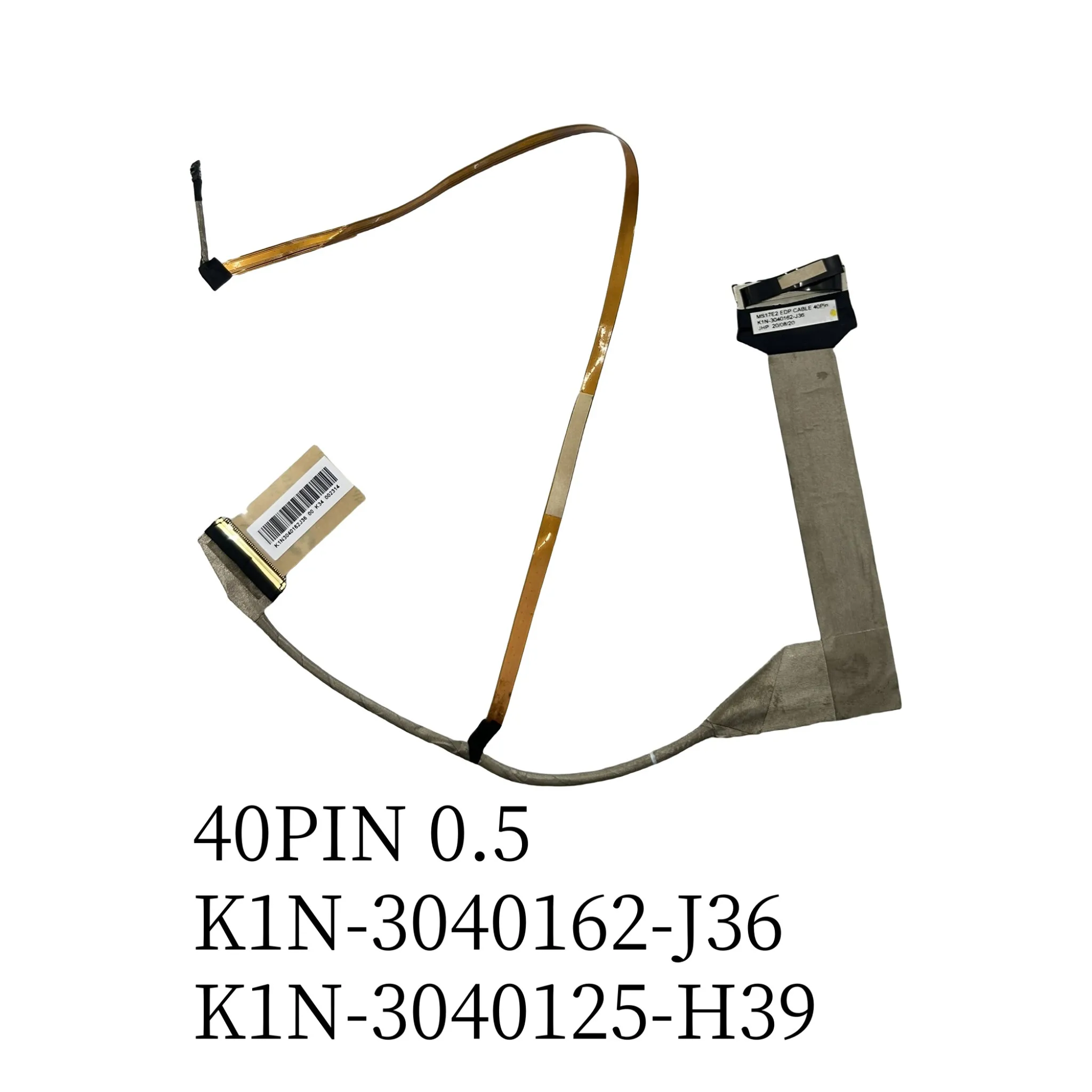 

For MSI GP75 GL75 GE75 MS-17E4 MS17E9 screen cable K1N-3040162-J36