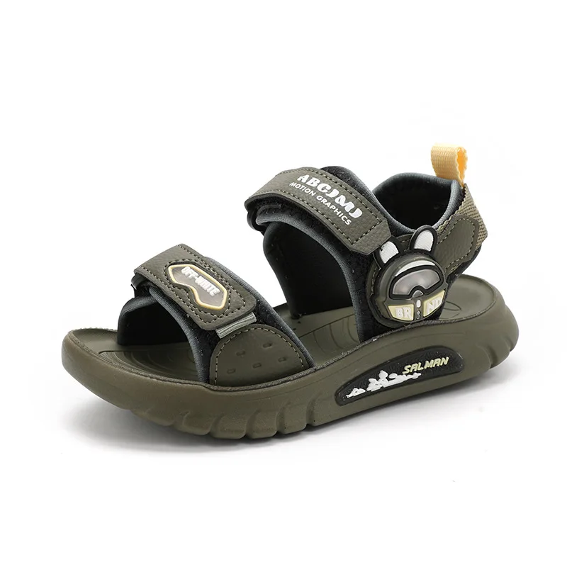 Boys Water Shoes Teenager Open Toes Sandals 2026 Summer Big Child Kids Barefoot Outdoor Non-slip Beach Hoop Loop Shoes 26-36