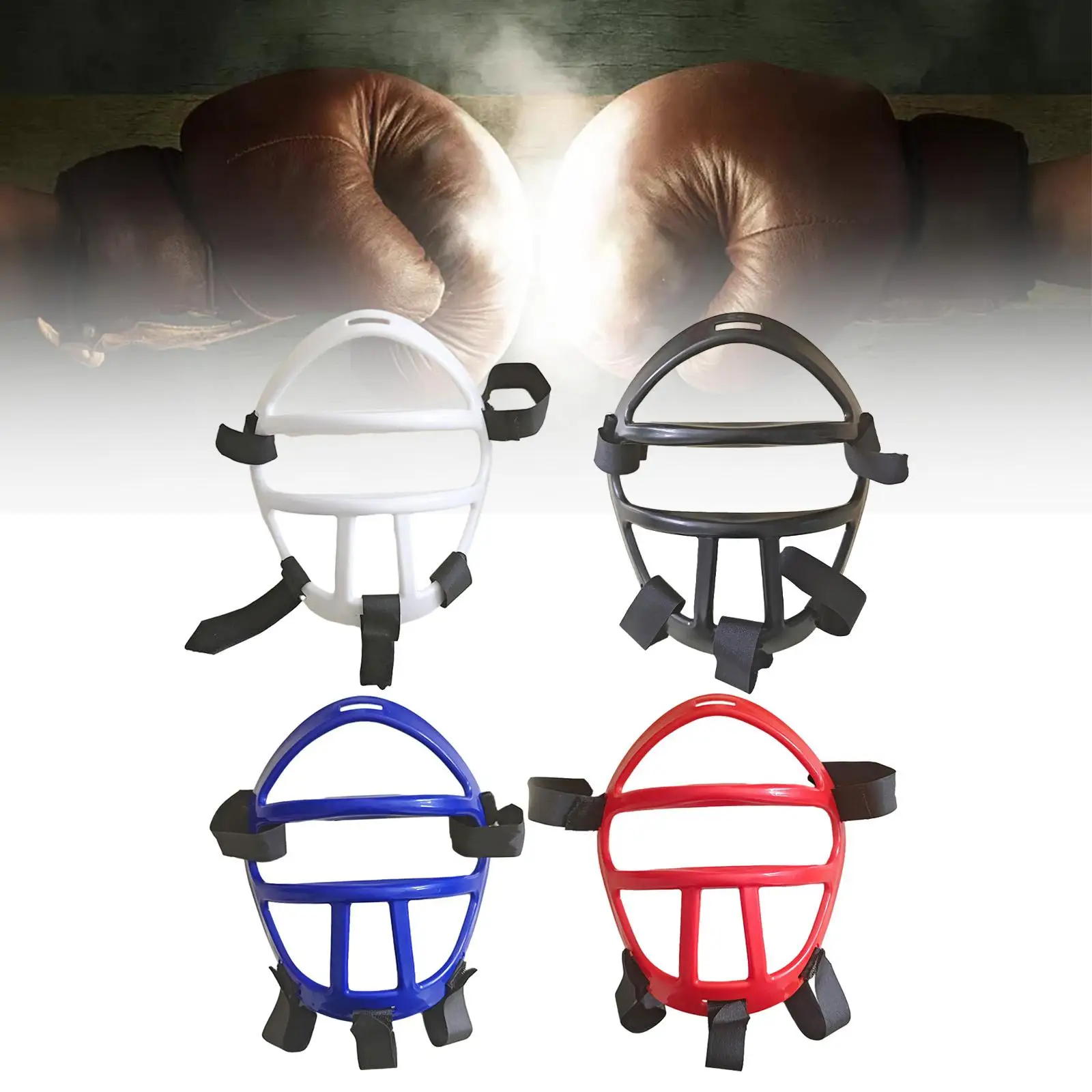 Face Shield Breathable Protection Karate Sparring Face Mask Boxing Face Guard for Adults Martial Arts Grappling Sanda Muay Thai