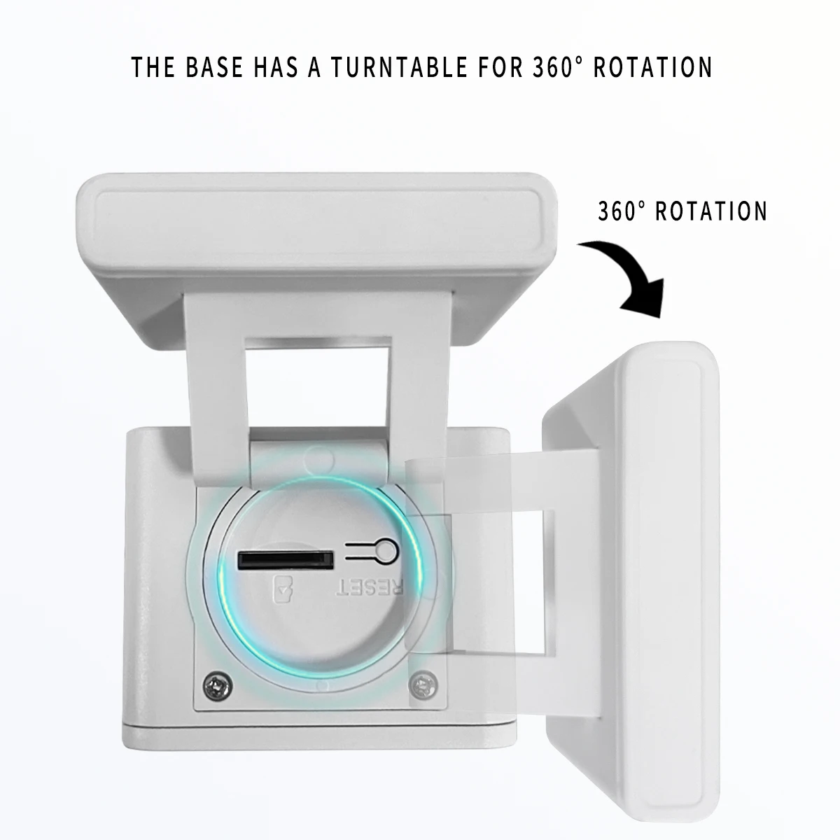 Cámara de 3MP, monitor de bebé, cuidador de bebé, cámara de red remota inalámbrica para el hogar con visión nocturna infrarroja, Base magnética