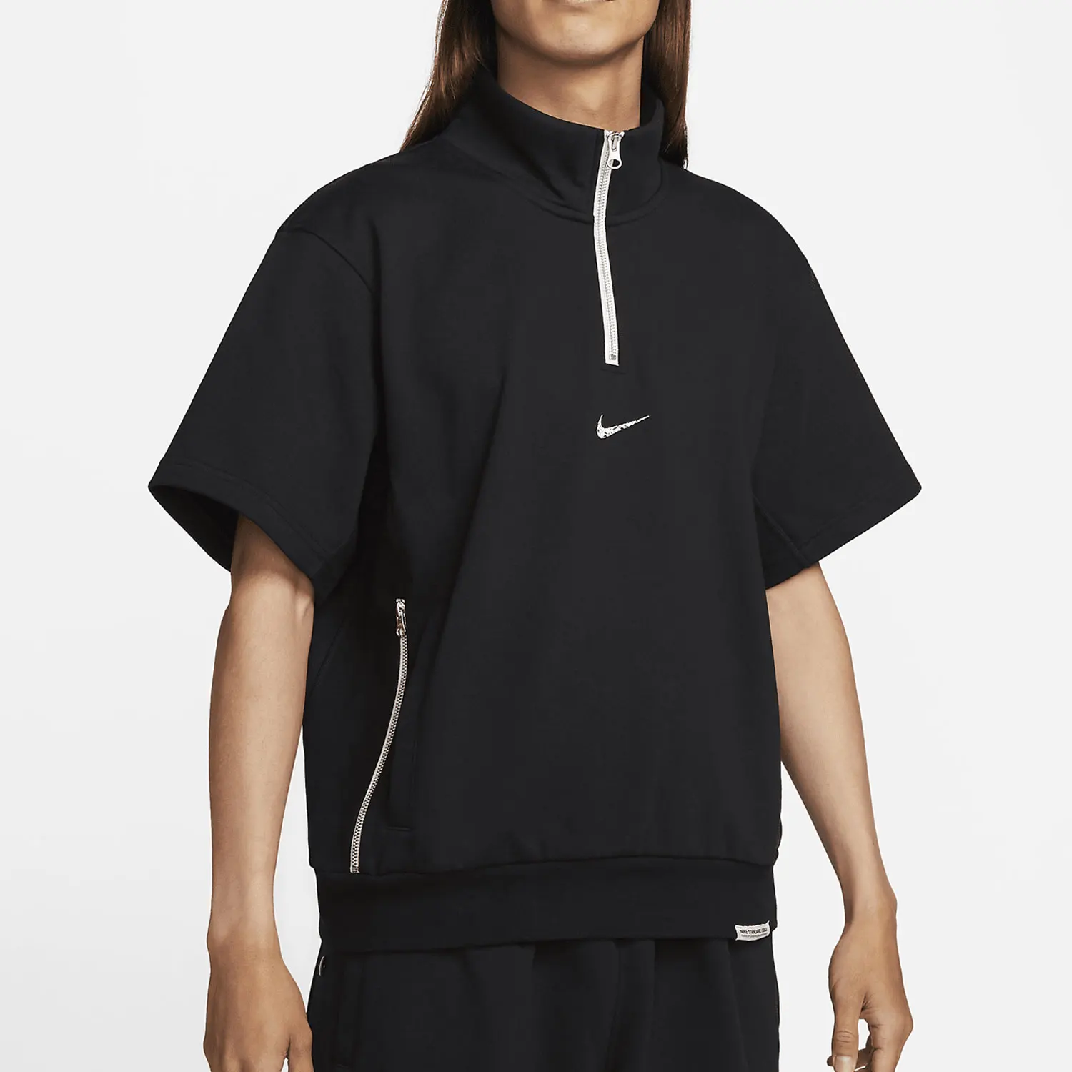 

Мужская спортивная толстовка Nike Authentic New Half Zipper Loose FB7053-010
