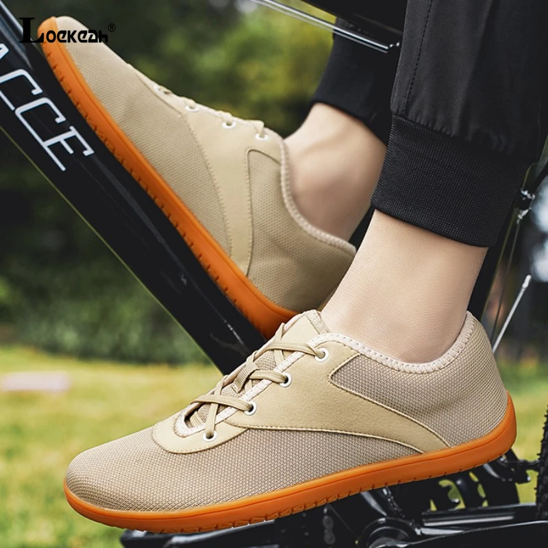 تنفس واسعة تو أحذية مشي الرجال النساء بيرفوت صفر قطرة أحذية تدريب في الهواء الطلق الركض الشقق عدم الانزلاق أحذية رياضية كاجوال