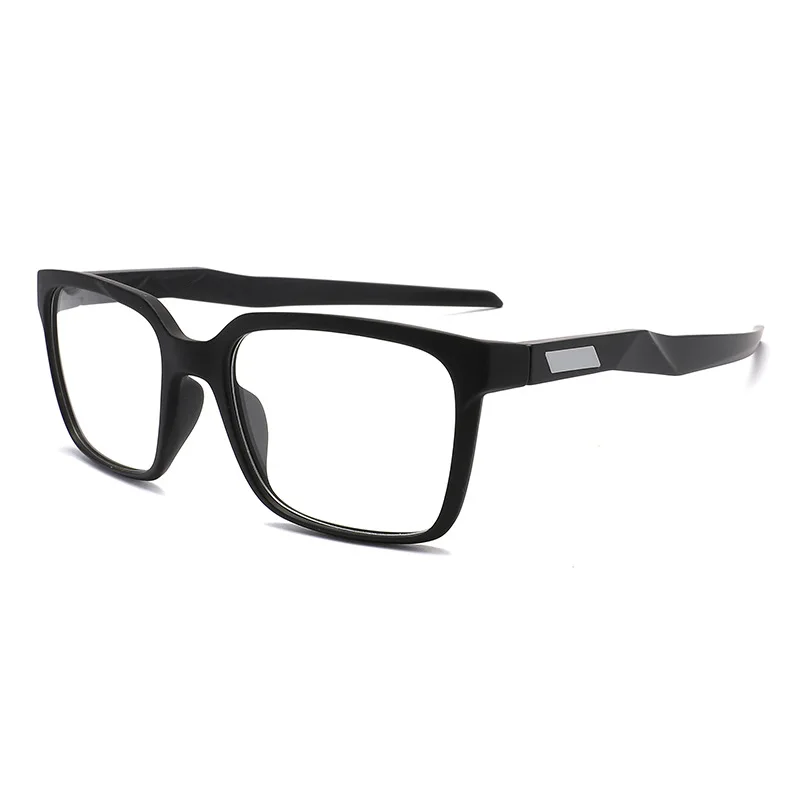 JMISUS Custom Men Prescription Sports Glasses TR90 Square Frame with Blue Light Filter Lenses for Computer Work and Screen Use