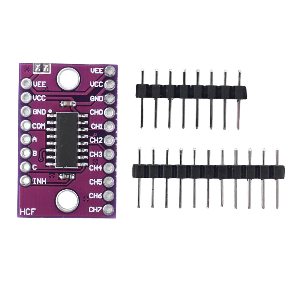 Analógico Multiplexer Demmultiplexer Módulo, Multiplexers Distribuidor, Protocolos para Arduino, 8 canais, 74HC4051 CD4051