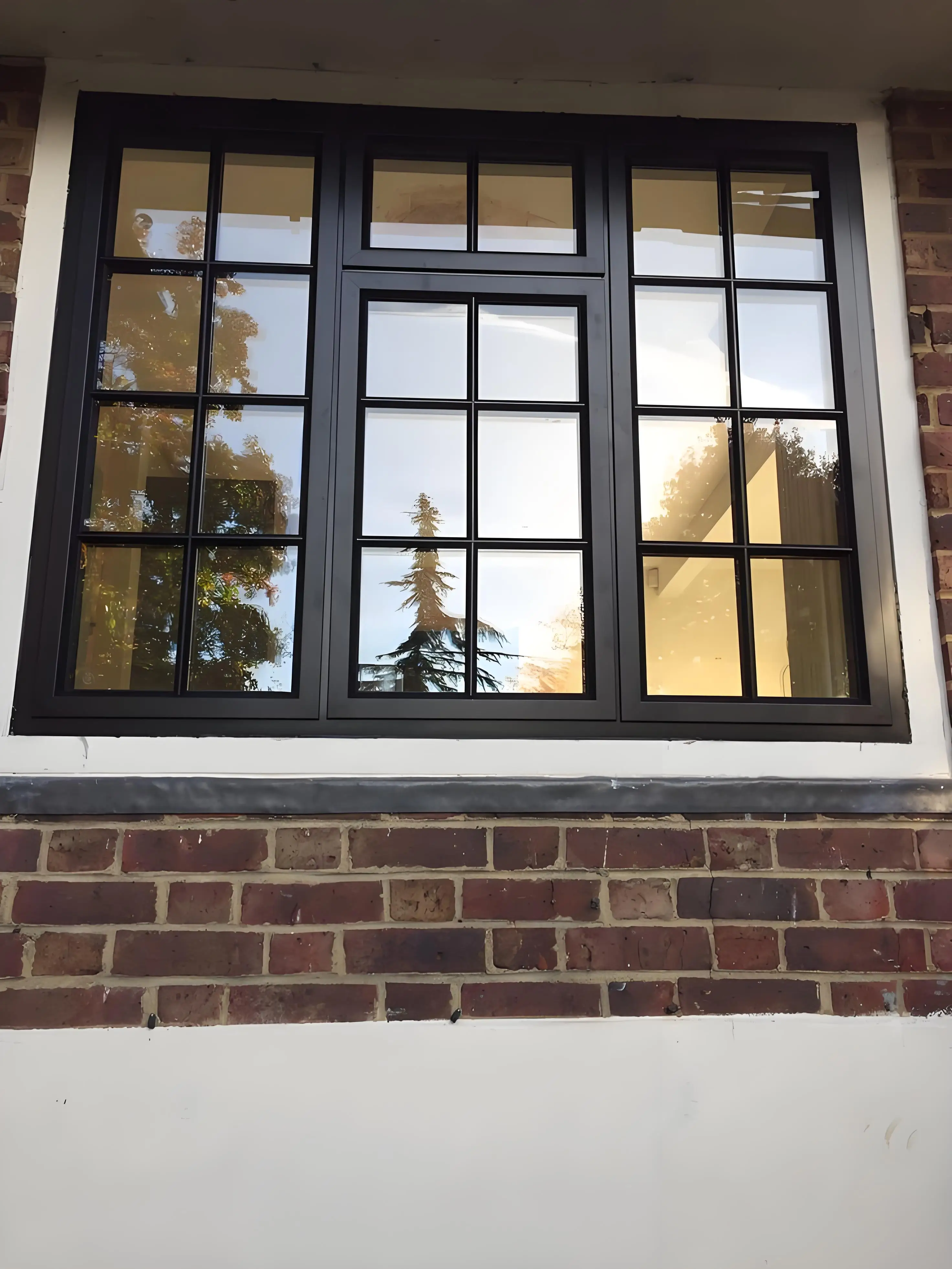 

Casement Compound Window Building Material Double Glazed Clear Windows Aluminum Profile Alloy Garden Home Decor Customize