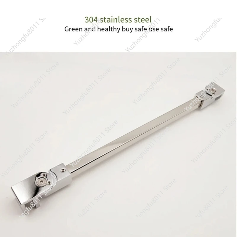 

Кронштейн для крепления душевой двери из нержавеющей стали - обеспечивает безопасную установку стеклянных панелей.