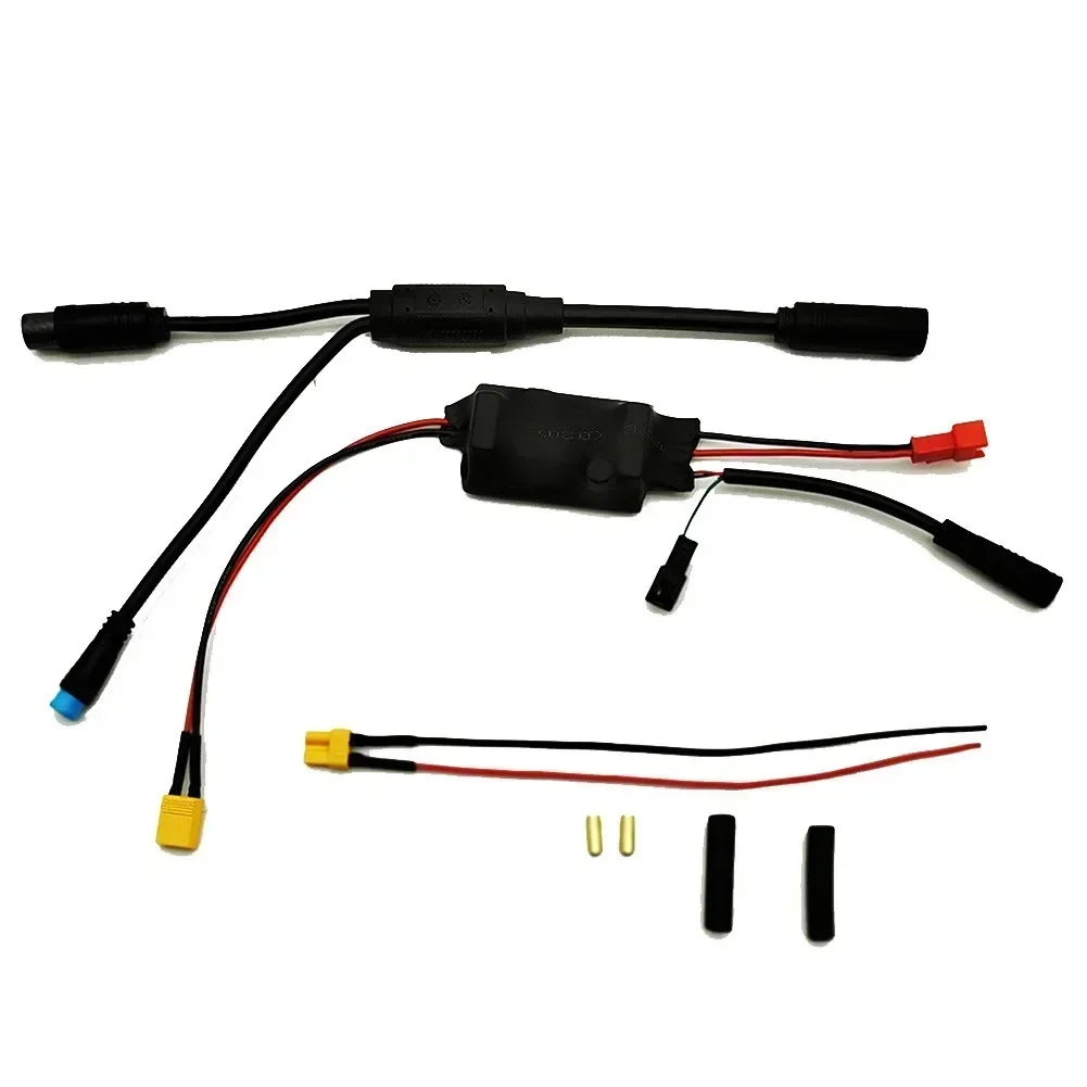 Bafang Mid Drive 6V Lamp Group Adapter Cable Front Rear Lights Control Signal Connection Cable Bafang Retrofit Kit Ebike Parts