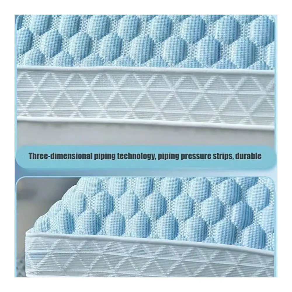Pieces 4 Pieces Of Cool Ice Silk Massage Cervical Vertebra Knitted Pillow, Sleep Massage Pillow Core, Specially Designed To Ass