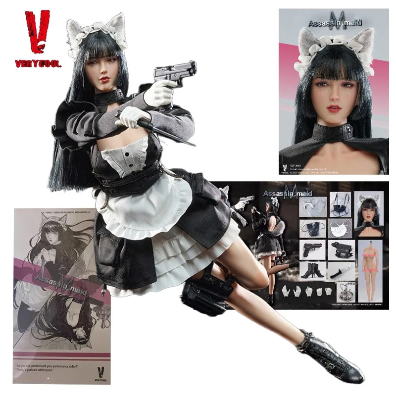 

VERYCOOL Genuine Female Assassin Series Assassination Maid Miqier Mobile Doll Soft Rubber Model Movable Finished Product Model