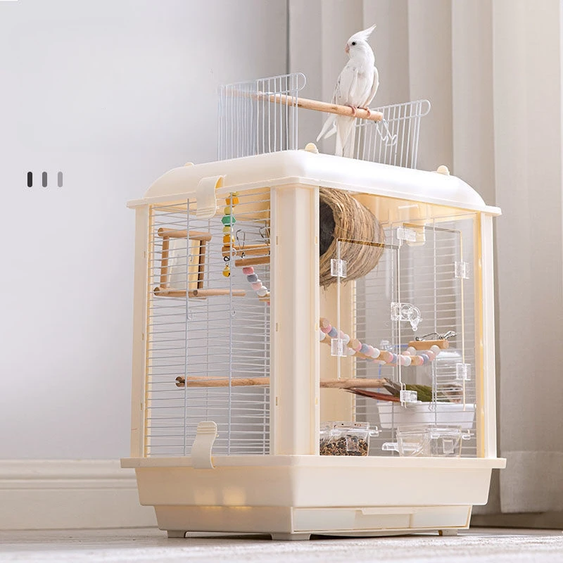 Feeder Accessories Bird House Parrot Modern Canarios Palomas Bird Cage Hamster Passaros Cage Pour Oiseaux Pet Supplies CY50BC