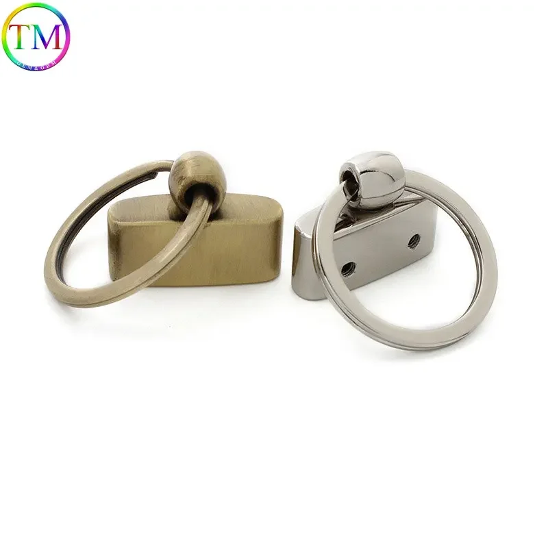 10-50 Stuks Hoge Kwaliteit Metalen Sleutelhanger T-Vorm Sleutelhanger Met Split Sleutelhangers, Sleutelhanger Hardware Sleutelhanger Hardware Hardware Hardware Hardware Accessoires Sleutel