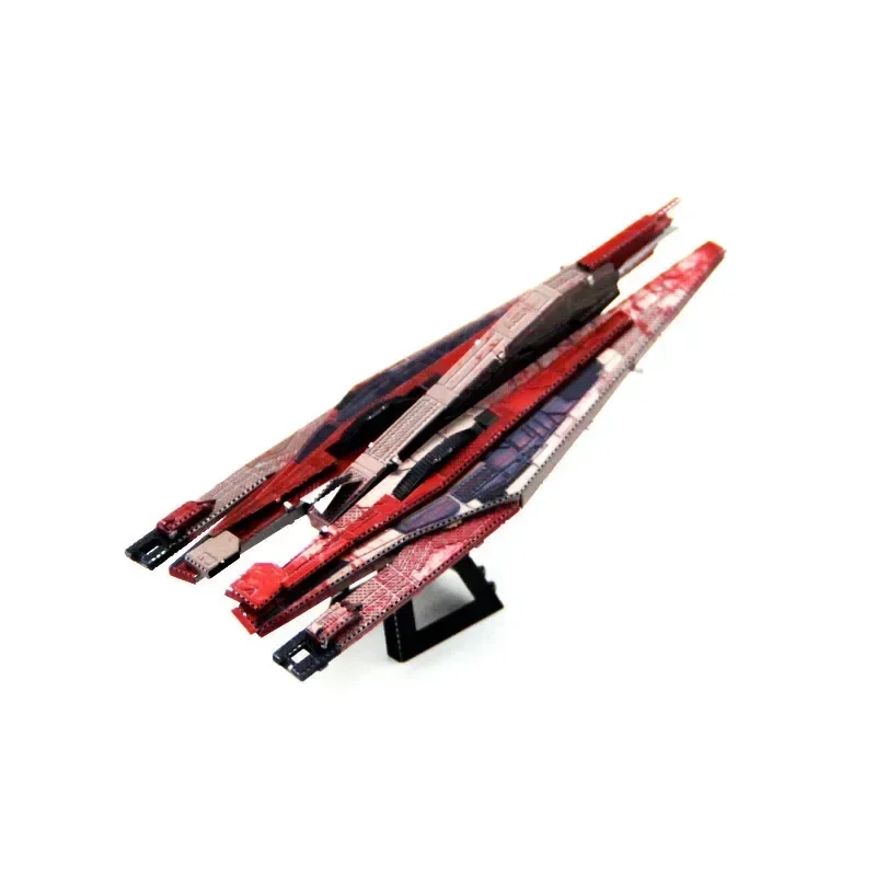DIY Mini Spacecraft 3D Metal puzzles Model Turan Cruise Alliance Cruiser Normandy Model Airplane Jigsaw Assemble Kids Toys