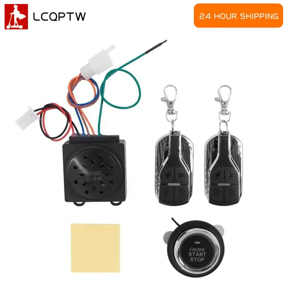 Alarm One-key Start Anti-theft Device Remote Control Alarm for Citycoco Electric Scooter Kickscooter Modified 36V-72V Alarm