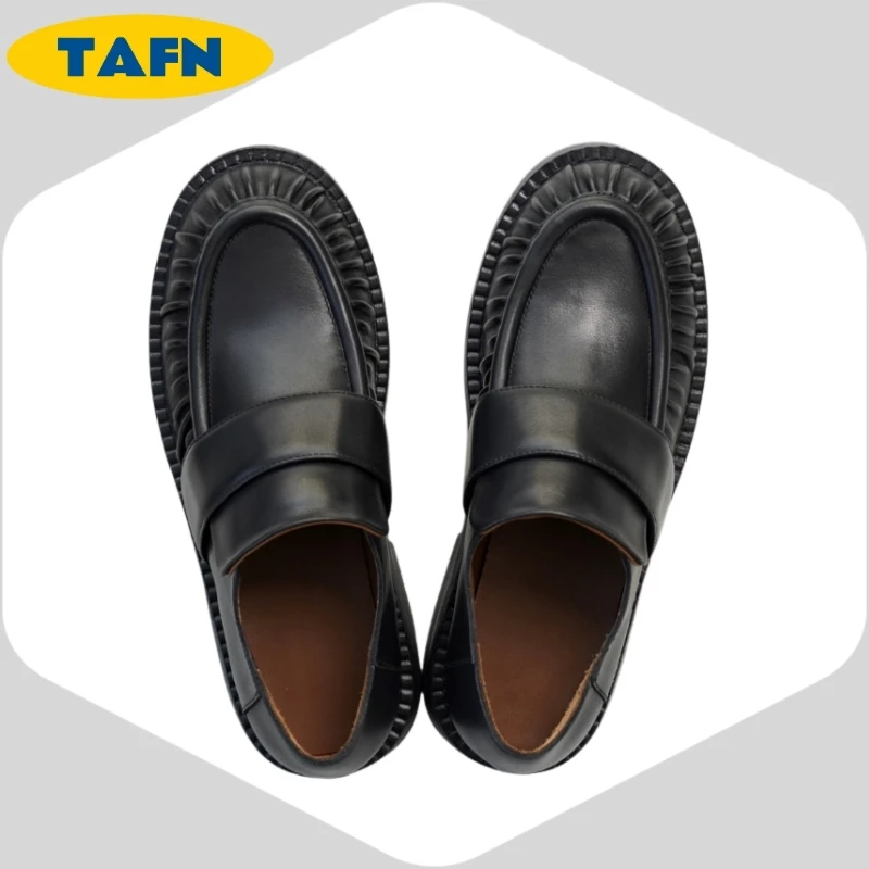 

Temperament Slip-on Lofter Comfort Trend Beautiful and Exquisite 25 Cowhide Loafers Advanced Texture Simple Fashion A40208