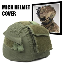 MICH 2000 Tactical Helmet Cover Airsoft Helmet Cover Accessories for Ver2 ACH Helmet Hunting Paintball Shooting Helmet Cloth