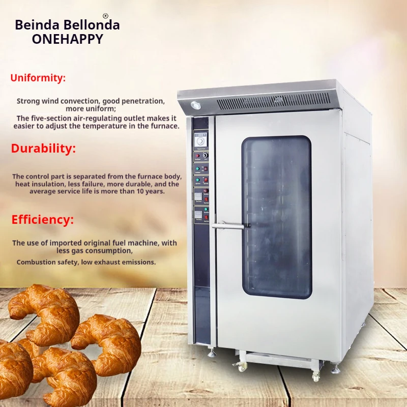 Commercial Hot Air Oven - Large Capacity Electric Oven for Cakes, Bread, and Pizza (12Trays)