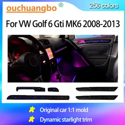 Ouchuangbo Ambient Light For VW Golf 6 Gti MK6 2008-2013 Atmosphere Lamp lumini Backlight environmental mood Lighting kit Trim