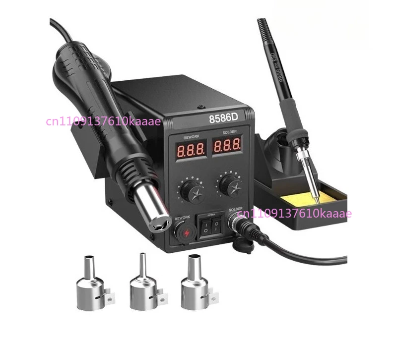 

Электрический пневматический пистолет, стол для демонтажа и сварки, 2-в-1, 858D, электрический паяльник 8586, сварочный стол для обслуживания мобильного телефона