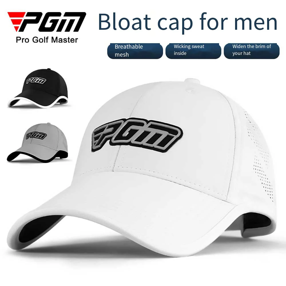 PGM Golf Wear Caps Adjustable Sunscreen Hats Outdoor Sport Baseball Cycling Hiking Windproof Breathable Travel Cap For Men 골프모자