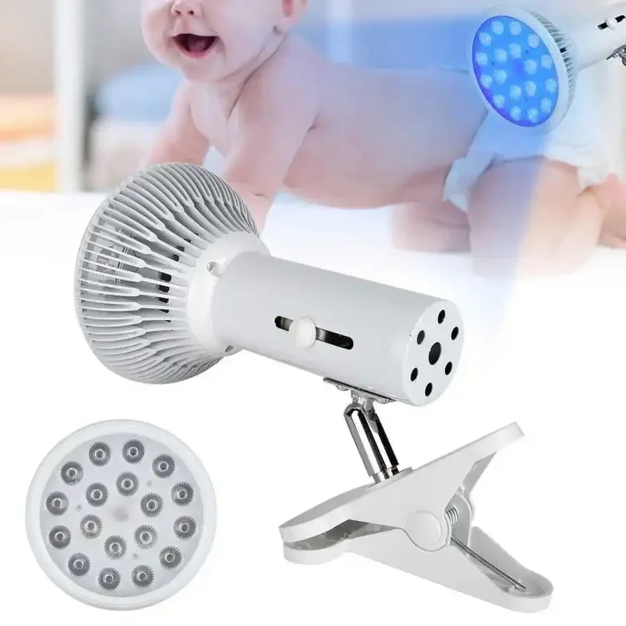 18 Pcs Blue Light Therapy Lamp Baby Jaundice Treatment Lamp 460nm Infant Skin Care Acne Scars Removal Whitening Beauty Lamp