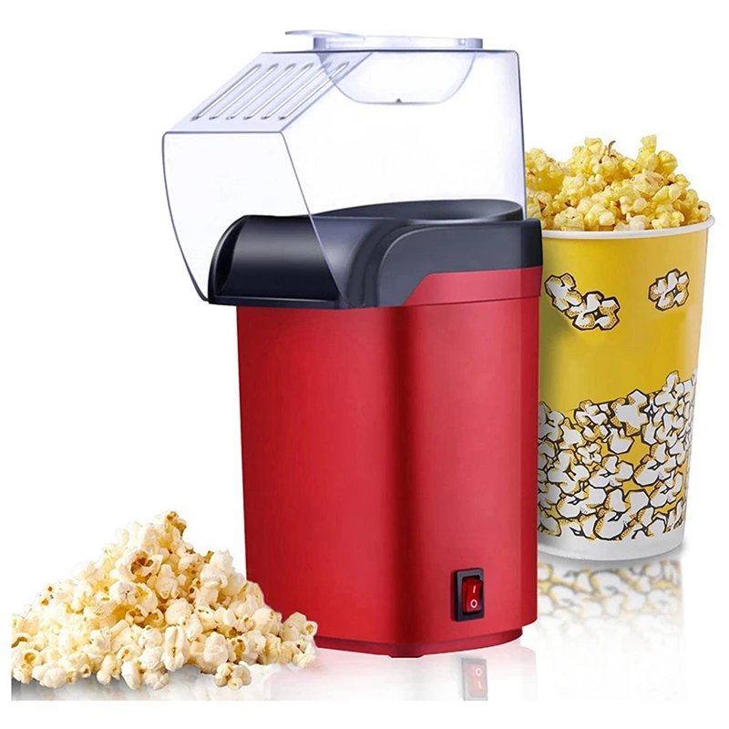 Promotion!Hot Air Popper,Electric Popcorn Maker Machine With 1200W,Healthy Delicious Snack For Kid Adult Great For Parties