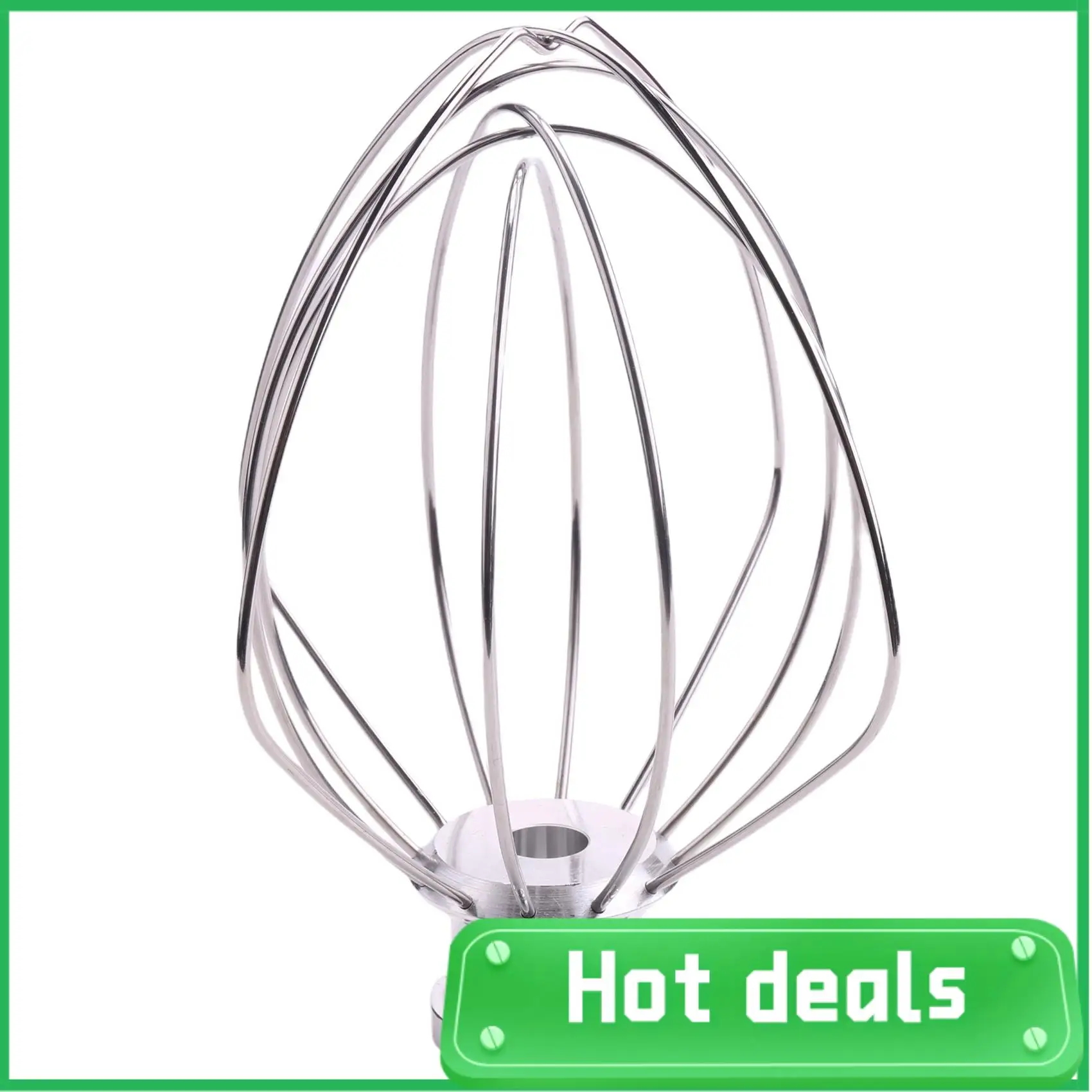 A74X-Kitchenaid K45ww 9704329 밀가루 케이크 풍선 거품기 계란 크림 교반기 용 스테인레스 스틸 와이어 휩 믹서 부착물