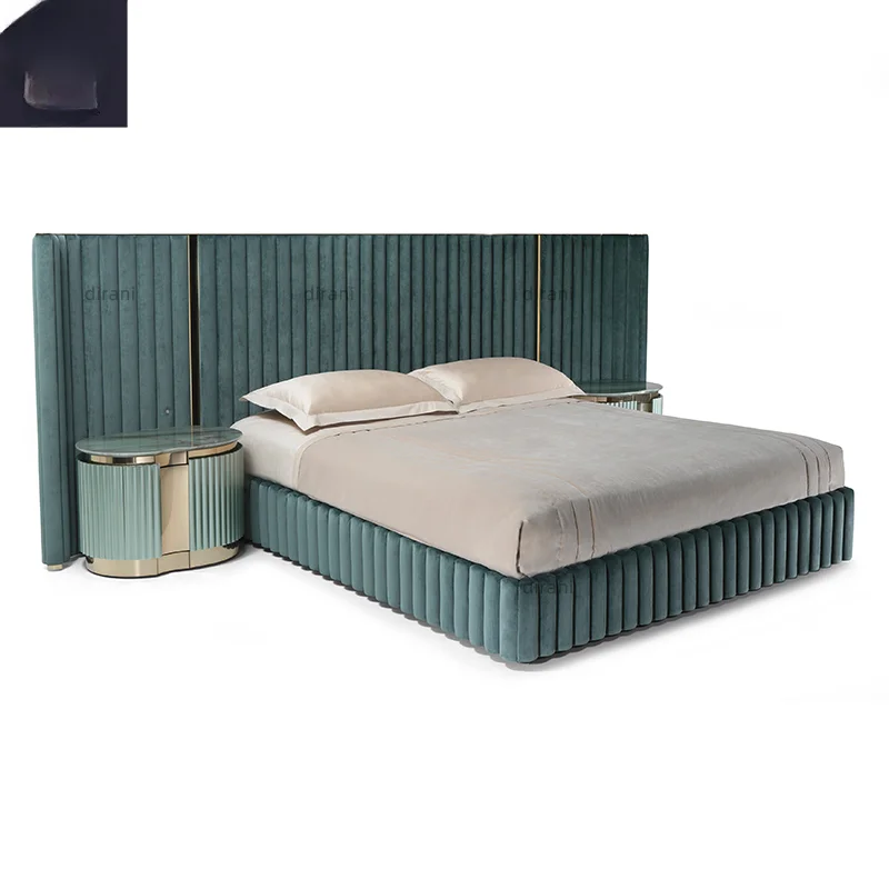 

# Лидер продаж 2023, новый крылатый дизайн, высокий каркас кровати «king-size», мягкие высокие изголовья для королевских кровать, роскошная кровать, мебель для спальни