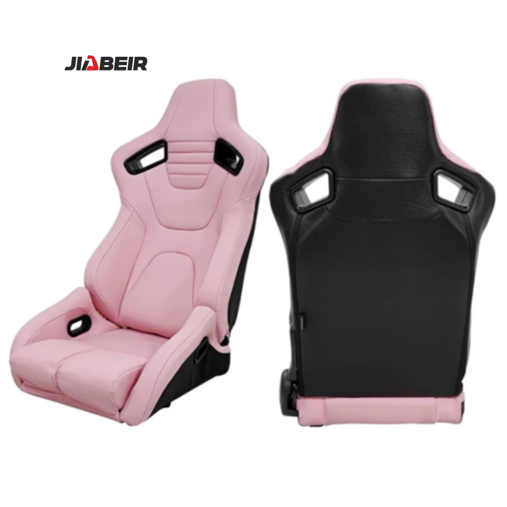 

Гоночные сиденья JIABEIR 1061B из розовой ПВХ-кожи с регулировкой и универсальным креплением