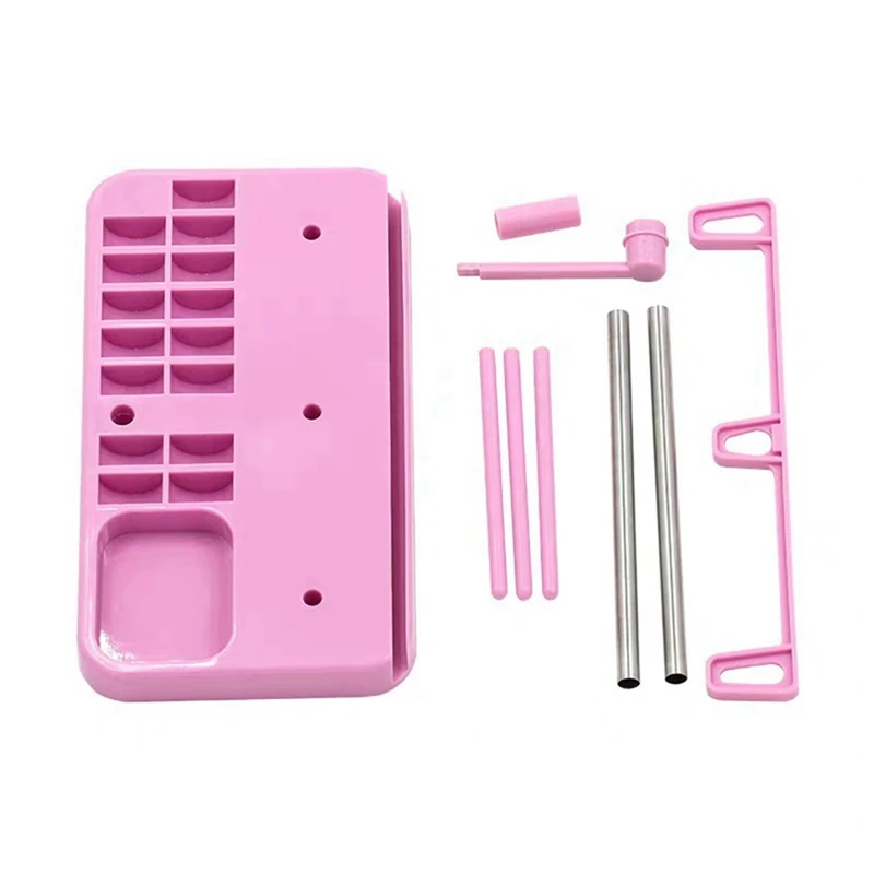 2 suportes da linha dos pces, organizador da linha para máquinas do bordado e de costura, cremalheira da linha para 3 carretéis da linha