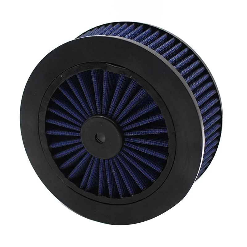 0206-0091 Motorcycle Air Cleaner Intake Filter For Design Venturi Motorcycle Replacement Parts Accessories Blue