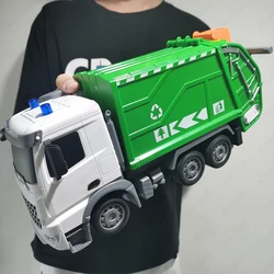 1:24 Big RC Garbage Truck Heavy Bulldozer Tractor Model Engineering Car Excavator Radio Controlled Car Toys for Boys Kids Gifts