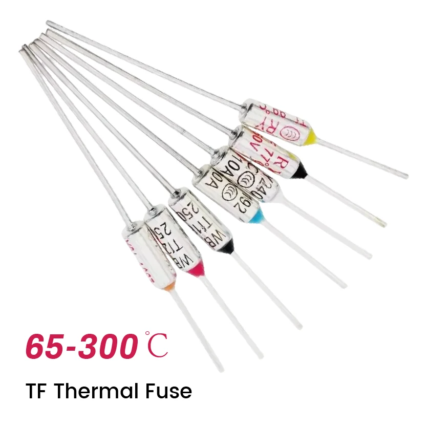 TF Thermal Fuse Protection Temperature RY 10A 250V Degree Celsius 65C—300C