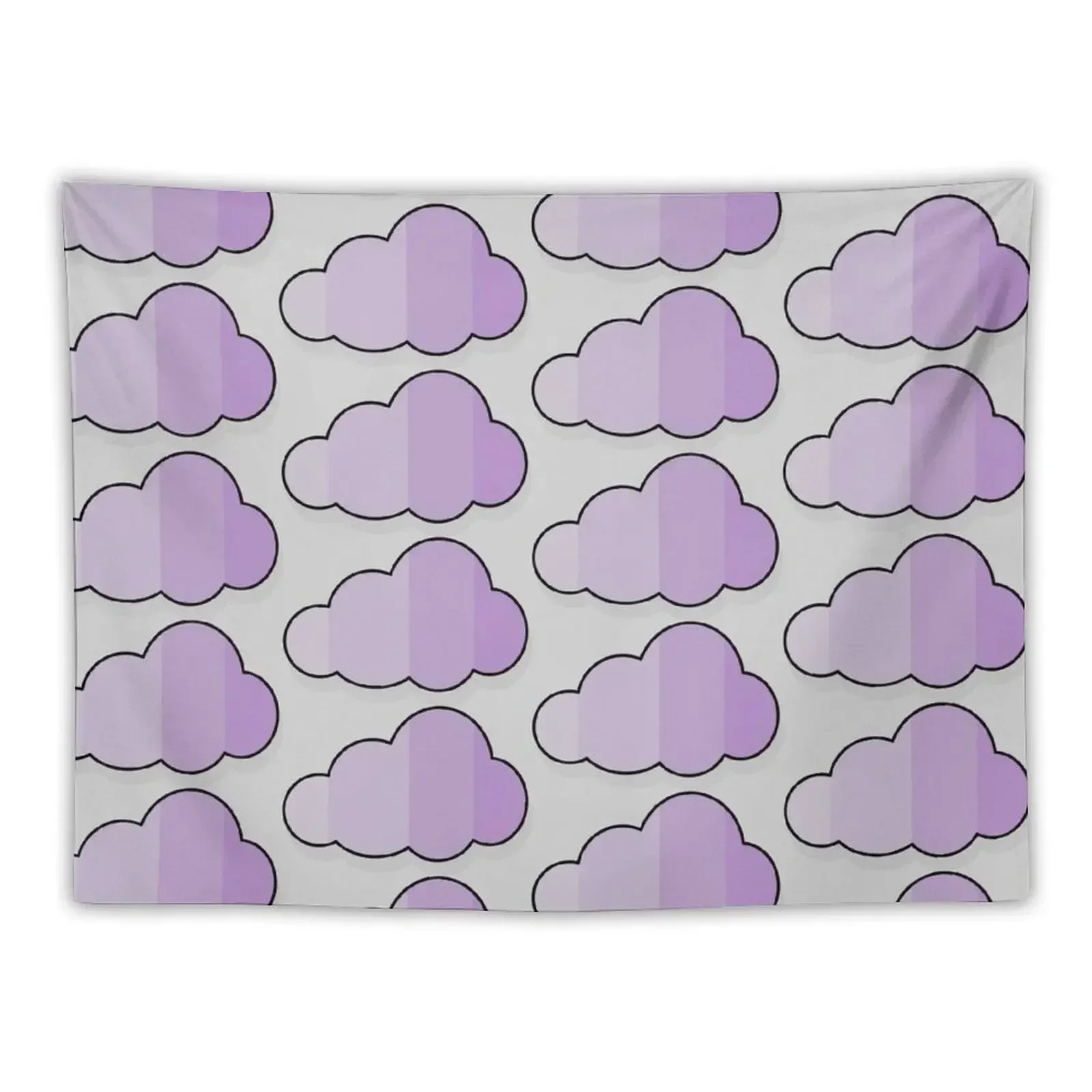 

Gray and purple cloud Tapestry Nordic Home Decor Home Decorations Aesthetic Decorative Wall Mural Tapestry