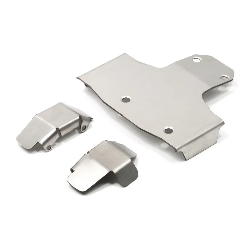 Upgrade Metal Brass Counterweight Armor with Front & Rear Axle Protection for YK4061 Remote Control Car Modification Parts L279
