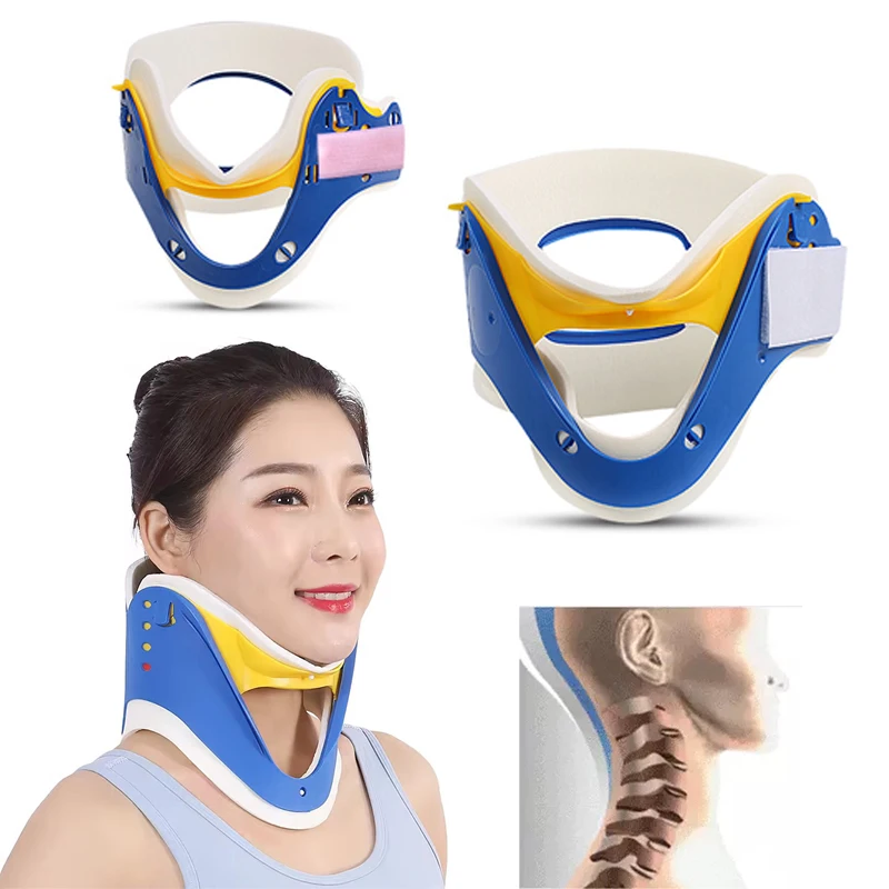 Adjustable Neck Collar Cervical Posture Correction Traction Support Protection Belt Strecher Therapy Tractor Orthosis Brace D2