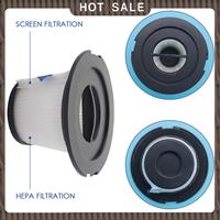 24-Hour Delivery 4 Packs Of Replaceable HEPA Filters, Suitable For MOOSOO K17 Cordless Vacuum Cleaner (4 HEPA Filters And 4 Filt