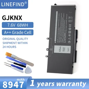 Dell Latitude E5480 5580 5490 5590用Dell Precision M3520 M3530シリーズGD1JP 7.6V 68WH用GJKNXラップトップバッテリー 10ベストセールス緯度5490バッテリー-5490バッテリー