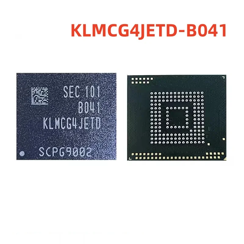 (1-5piece)100% New KLMCG4JETD-B041 KLMCG4JETD 64G BGA153 Samsung Flash Disk Storage Chip EMMC5.1 Version