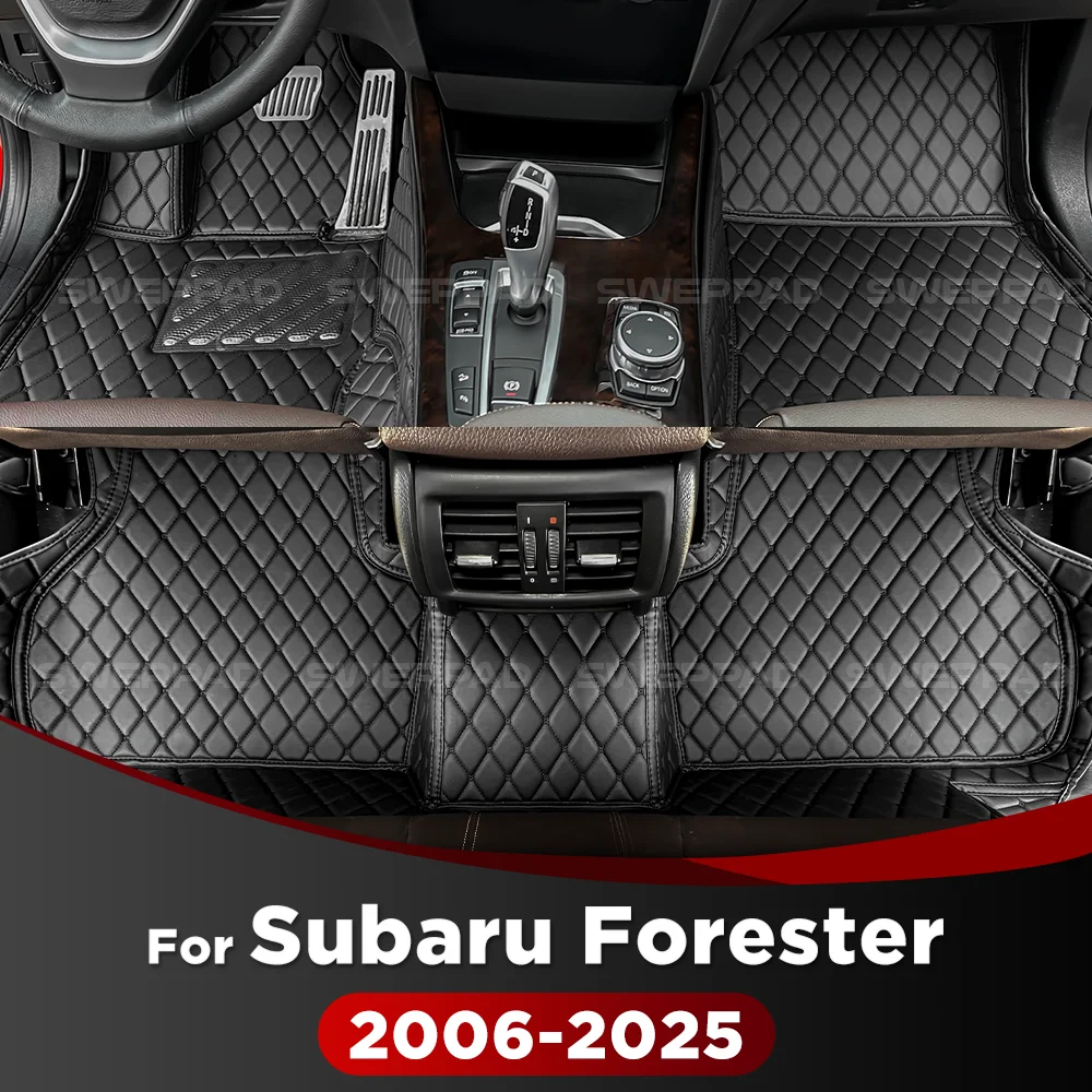

For Subaru Forester 2006-2025 2024 2023 2022 2021 2020 Custom Floor Mats Foot Pads Automobile Carpet Cover Interior Accessories