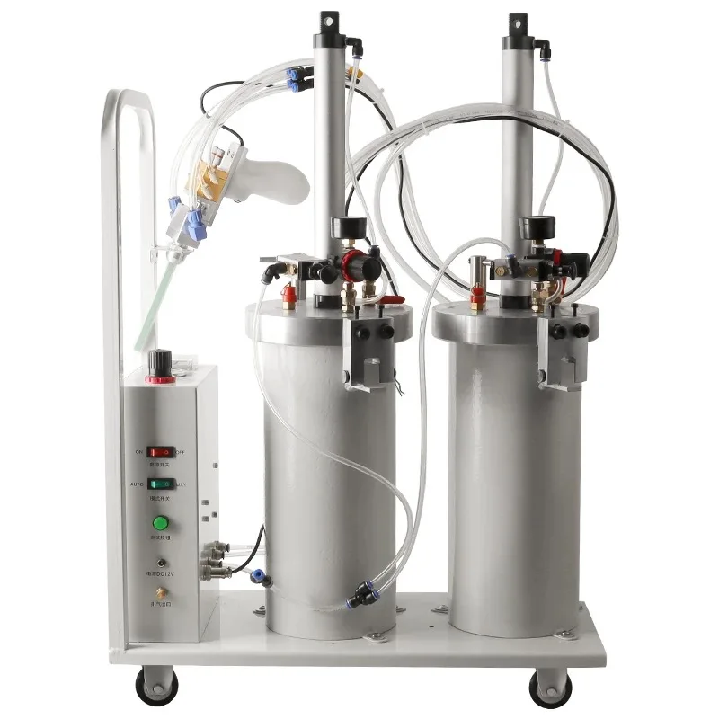 JS-2600AB High Viscosity Silicone Mixing Dispenser 2.6L High Flow AB Glue Potting Machine Filling Machine Customized