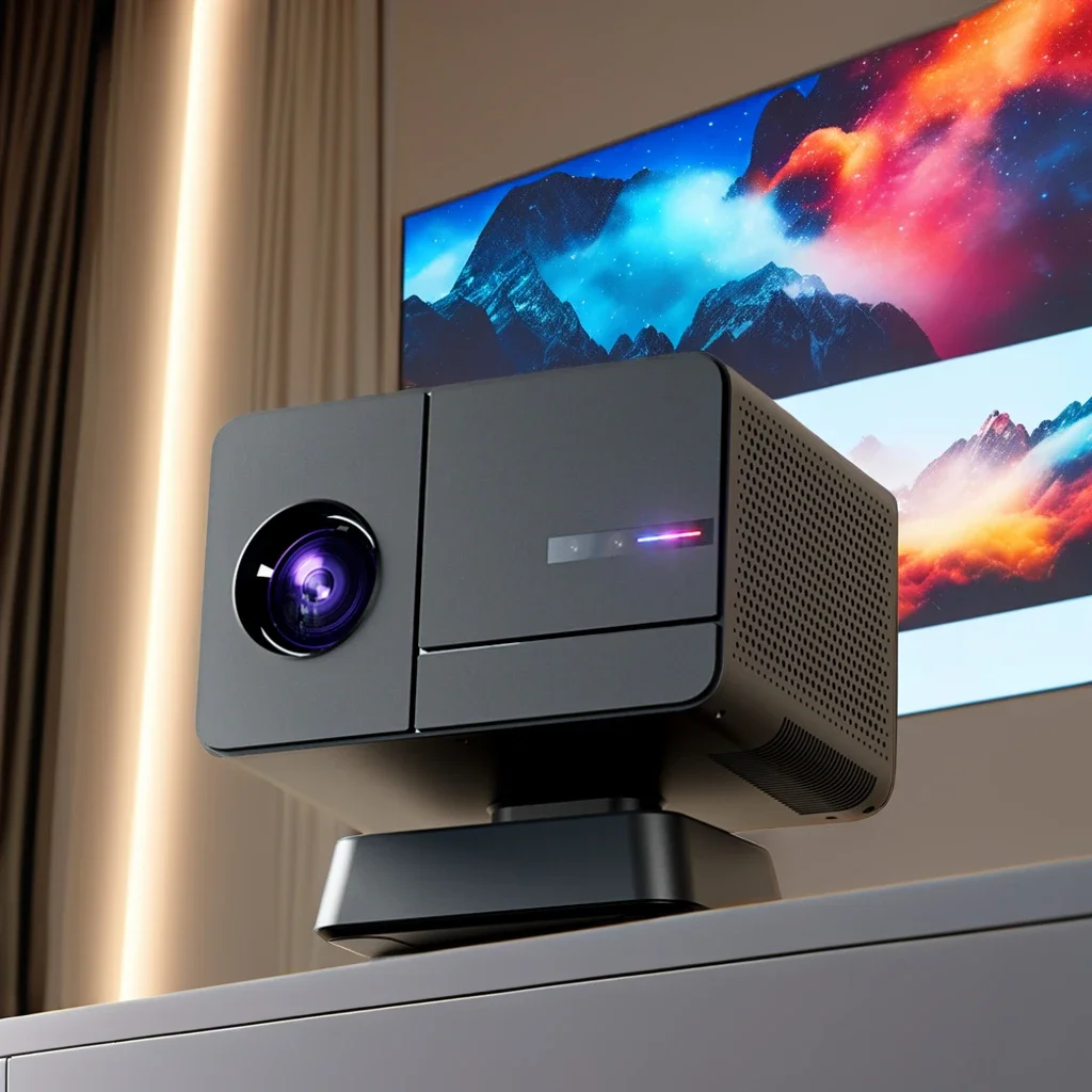2026 Flyin P50 Home Theater 1080P 4K Projector Allwinner H713 Proyector 800 ANSI Lumens Home TV Projecteur