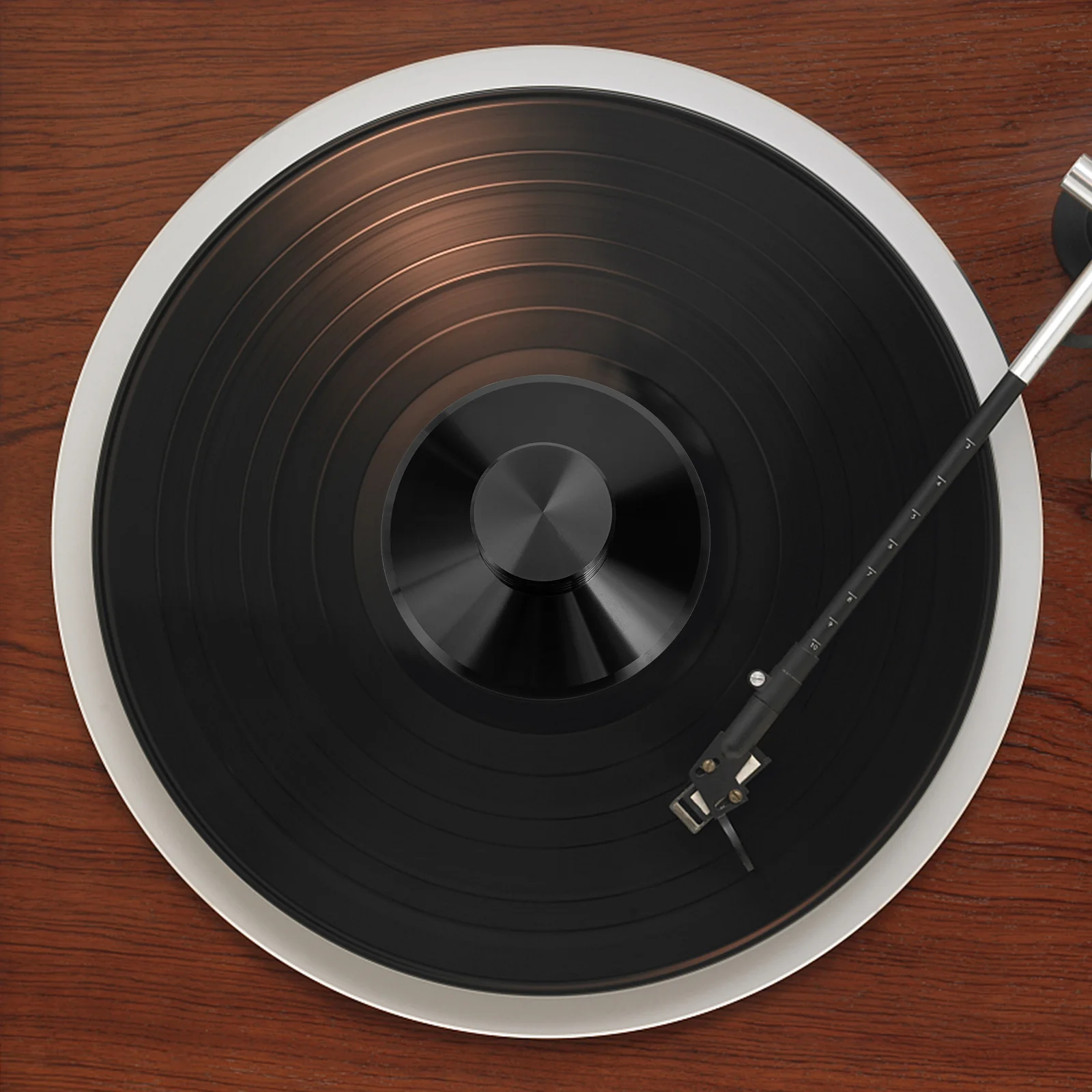 

Professional Black Aluminum Alloy Vinyl Disc Weight Stabilizer Clamp Turntable Anti-Vibration Record Player Accessory