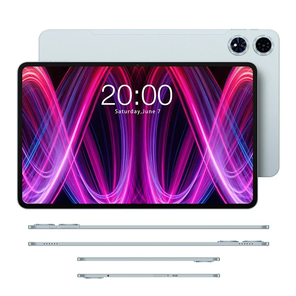 Teclast T60 Plus tablette 12 pouces MTK Helio G88 8 cœurs CPU 6GB RAM 16GB ROM Android 14 WiFi double bande BT5.0 8000mAh 13MP + 8MP