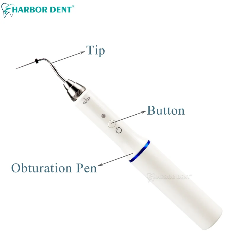 Dental Gutta Percha Obturation System Endo Heated Pen With 2 Tips Hot Melt Filling Dentist Lab Equipments