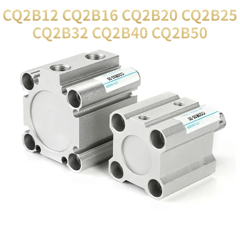 

SMC Type CQ2 Series CQ2B Double Acting Thin Compact Cylinder CQ2B12 CQ2B16 CQ2B20 CQ2B25 CQ2B32 CQ2B40 CQ2B50 CQ2B63 CQ2B80x100