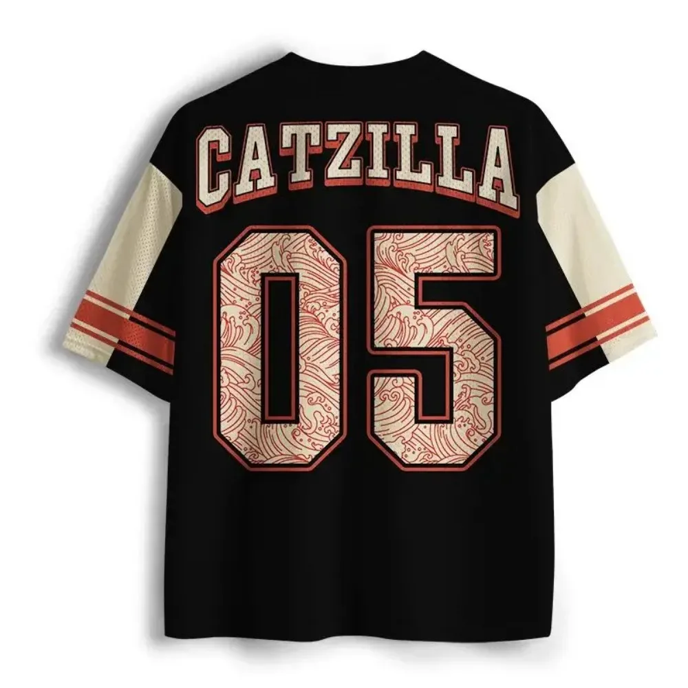 Japanese V-neck Casual Sports Shirt 3D Printed Moisture-wicking T-shirt Men and Women, Street-style Children's Top Kids Clothes