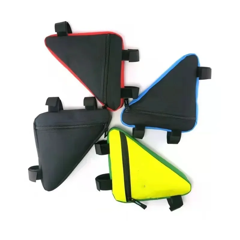 Bolsa de bicicleta triangular impermeável, saco do quadro do tubo dianteiro, suporte do quadro, guidão, sacos da bicicleta do ciclismo, acessórios da bicicleta